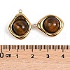 Natural Tiger Eye Pendants STAS-L022-487G-02-3