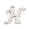 Non-Tarnish 201 Stainless Steel Pendants STAS-L244-04H-P-2