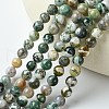 Natural Agate Round Gemstone Beads Strands X-G-R255-8mm-2