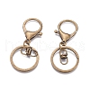 Iron Alloy Lobster Claw Clasp Keychain X-KEYC-D016-AB-2