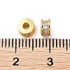 Rack Plating Brass Pave Cubic Zirconia Beads KK-K346-32G-01-3
