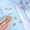 Beebeecraft 8Pcs Brass Pendants KK-BBC0014-36-3