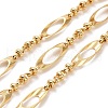 Brass Oval & Knot Link Chains CHC-K013-12G-1