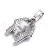 201 Stainless Steel Pendants STAS-O113-12P-2