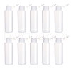 100ml PE Plastic Empty Refillable Flip Cap Bottles MRMJ-WH0037-13C-1