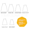 Burlap Packing Pouches Drawstring Bags ABAG-BC0001-04-6