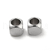 Non-Tarnish 201 Stainless Steel Cube Beads STAS-P319-11B-P-2