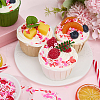 SUNNYCLUE Valentine's Day Lip Handmade Polymer Clay Cabochons CLAY-SC0001-97B-4