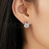 Mini Rabbit Brass Stud Earrings ZL6900-2