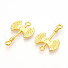 Alloy Double Axe Connector Charms X1-PALLOY-N176-125G-2