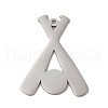 Non-Tarnish 304 Stainless Steel Pendants FIND-Z025-02P-1