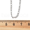 Non-Tarnish 304 Stainless Steel Figaro Chain Necklaces STAS-K168-02P-2