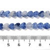 Dyed & Heated Natural Blue Aventurine Beads Strands G-M403-A33-02-5