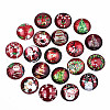 Glass Cabochons X-GGLA-S036-18B-2