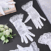 Globleland 6 Pairs 6 Styles Polyester Lace Gloves AJEW-GL0002-71-4