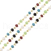 Brass & Glass Link Chain CHC-A009-04G-02-1