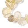 Natural Lemon Quartz Beads Strands G-S386-B02-4