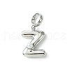 Rack Plating Brass with ABS Plastic Pearl European Dangle Charms KK-G501-02Z-P-1
