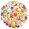 50Pcs Cartoon Food Paper Sticker STIC-C012-11-1