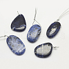 Natural Sodalite Pendants G-G694-A-10-1