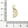 Brass Micro Pave Cubic Zirconia Pendants KK-Q029-02B-G-3