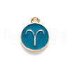 Alloy Enamel Pendants X-ENAM-S124-01B-05A-2