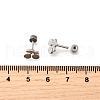304 Stainless Steel Stud Earrings EJEW-H161-01P-I-5