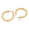 PVD Vacuum Plating 201 Stainless Steel Hoop Earrings EJEW-I309-63B-G-2
