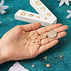 Kissitty 18Pcs 9 Style Brass Cubic Zirconia Universe Space Charms KK-KS0001-26-7