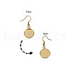   Brass Earring Hooks KK-PH0034-06-4