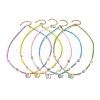 Glass Necklaces NJEW-JN04795-1