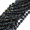 Natural Tiger Eye Beads Strands G-O201B-53A-01-1