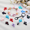 DICOSMETIC 24Pcs Silicone Beads SIL-DC0001-70-5