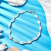 Bohemia Natural Cowrie Shell Beaded Necklaces NJEW-JN04783-01-2