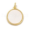 Rack Plating Brass with Plastic Pendants KK-G459-01G-01-2