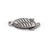 Non-Tarnish 304 Stainless Steel Box Clasps STAS-H151-16P-1