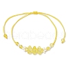 Electroplate Glass Beaded Braided Bead Bracelets BJEW-MZ00183-6