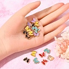 20Pcs 5 Colors Alloy Enamel Charms ENAM-YW0002-04-4