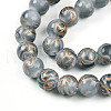 Baking Painted Glass Beads Strands DGLA-N010-10mm-09-3