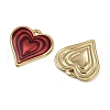 304 Stainless Steel Enamel Pendants STAS-L290-11A-G-2
