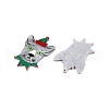 Christmas Theme Printing Acrylic Pendants BACR-N002-01L-2