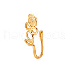 Vortex Brass Clip-on Nose Septum Rings WG32032-25-1
