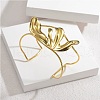 304 Stainless Steel Cuff Bangles for Women BJEW-M082-07G-1