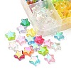 260~300pcs 10 Colors Eco-Friendly Transparent Acrylic Beads TACR-YW0001-66-2