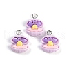 Marine Organism Resin Pendants RESI-I061-02B-1