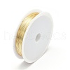 Eco-Friendly Round Copper Jewelry Wire CWIR-P001-01-0.4mm-2