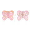 Transparent Spray Painted Glass Beads GLAA-N035-025-G01-3