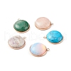 Handmade Natural & Synthetic Gemstone Pendants PALLOY-JF00794-1