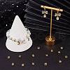 Beebeecraft 80Pcs Brass Peg Bails Pendants KK-BBC0003-48-4