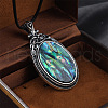 Wax Cord Necklaces FS-WGB009D-01-2